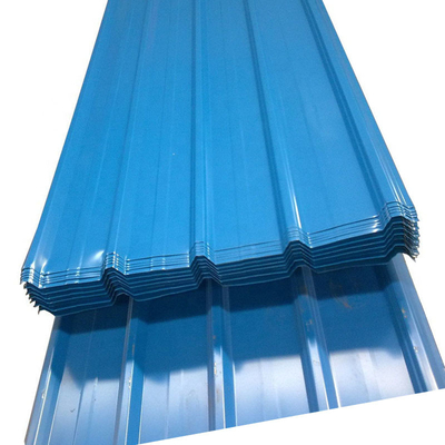 Prepainted Corrugated Aluminium Roofing Sheet 1050 1060 1070 Color Coated 0.12mm