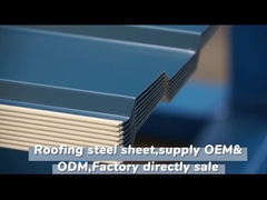 PPGI гальванизировало цвет покрыло рифленый настилая крышу стальной лист